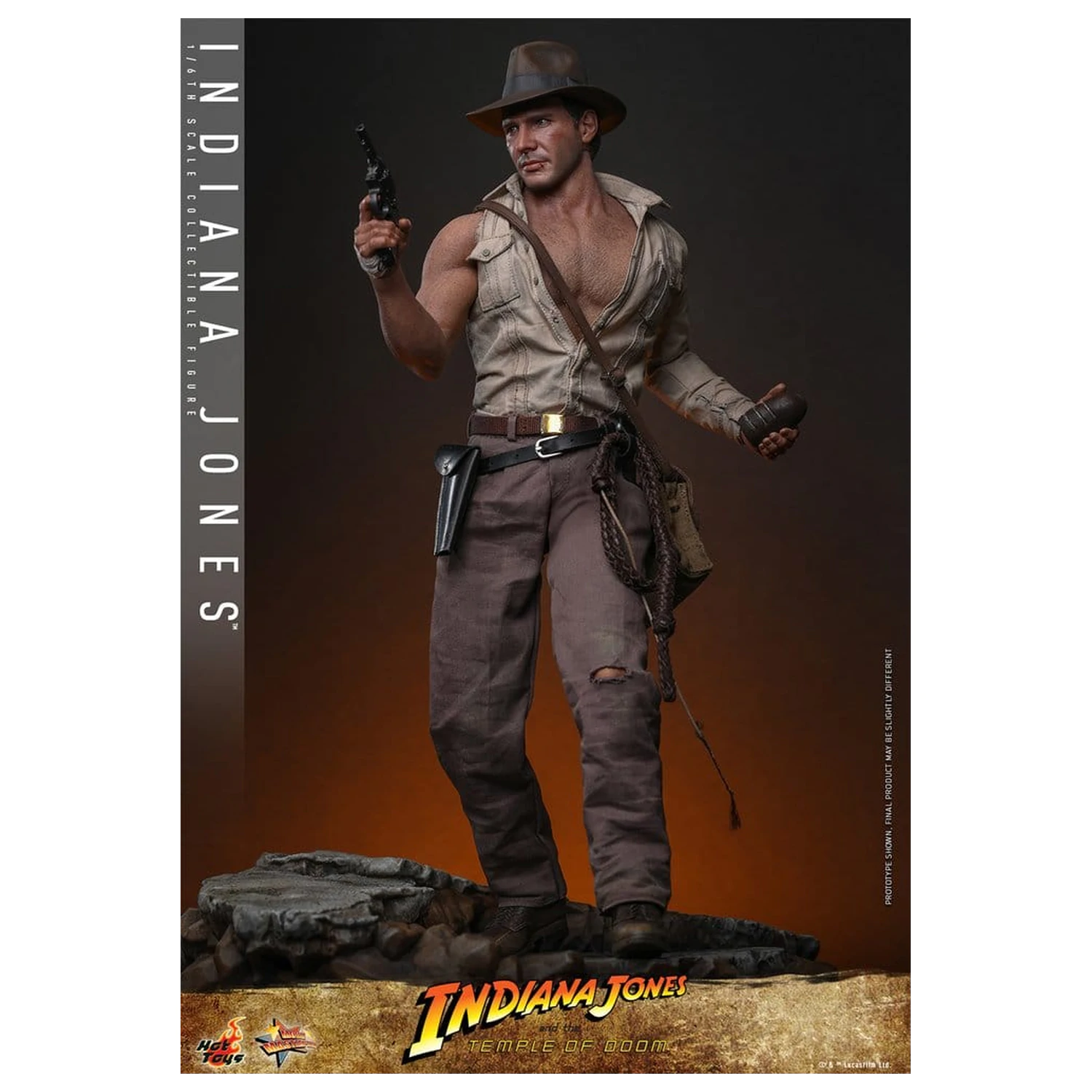 Indiana Jones Movie Masterpiece Figurină de acțiune 1/6 Indiana Jones 30 cm poza produsului