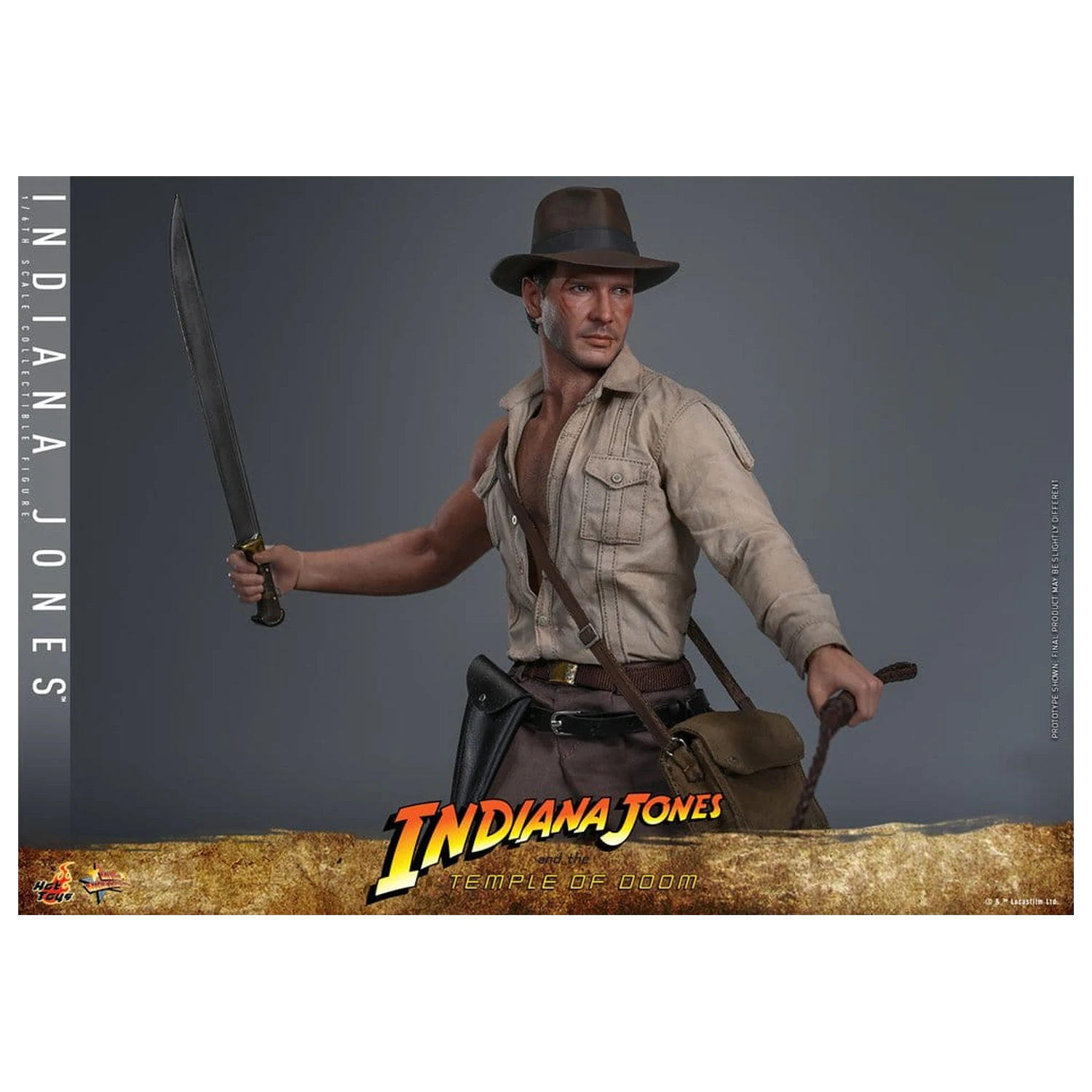 Indiana Jones Movie Masterpiece Figurină de acțiune 1/6 Indiana Jones 30 cm poza produsului