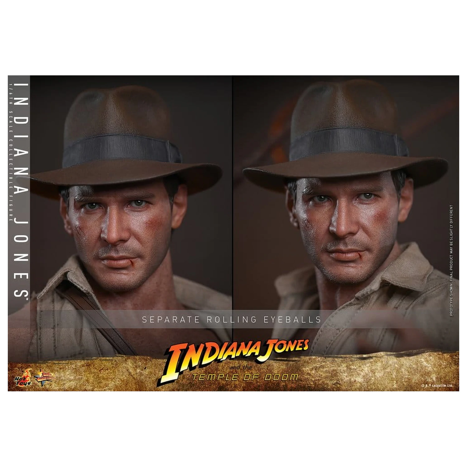 Indiana Jones Movie Masterpiece Figurină de acțiune 1/6 Indiana Jones 30 cm poza produsului
