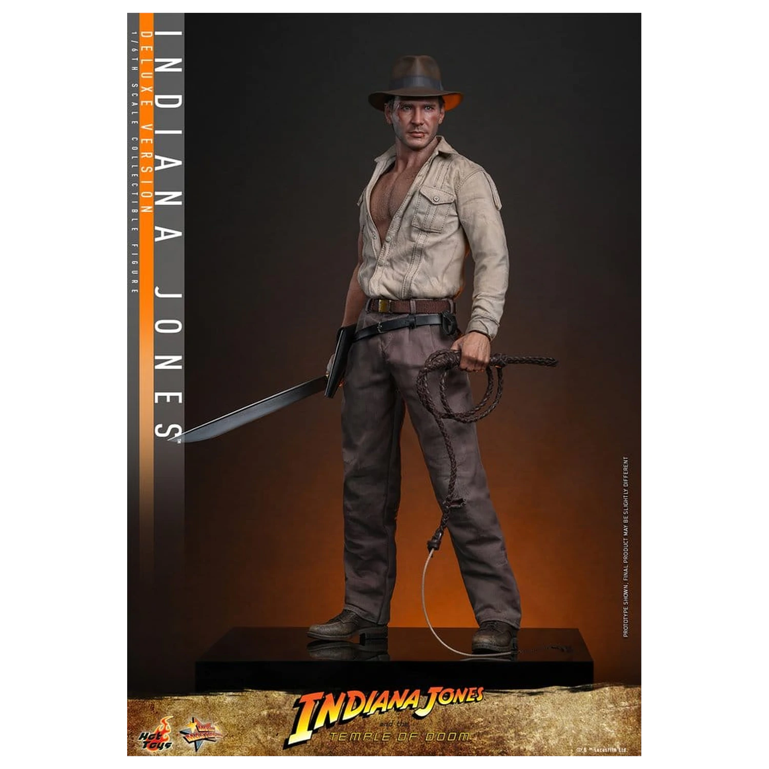 Indiana Jones Movie Masterpiece Figurină de acțiune 1/6 Indiana Jones (Deluxe Version) 30 cm poza produsului