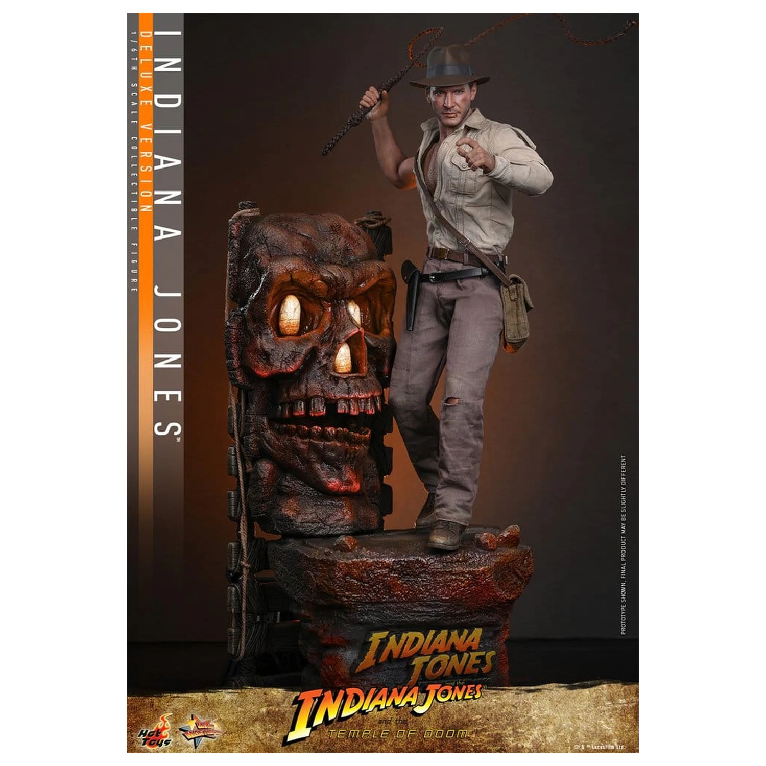 Indiana Jones Movie Masterpiece Figurină de acțiune 1/6 Indiana Jones (Deluxe Version) 30 cm poza produsului