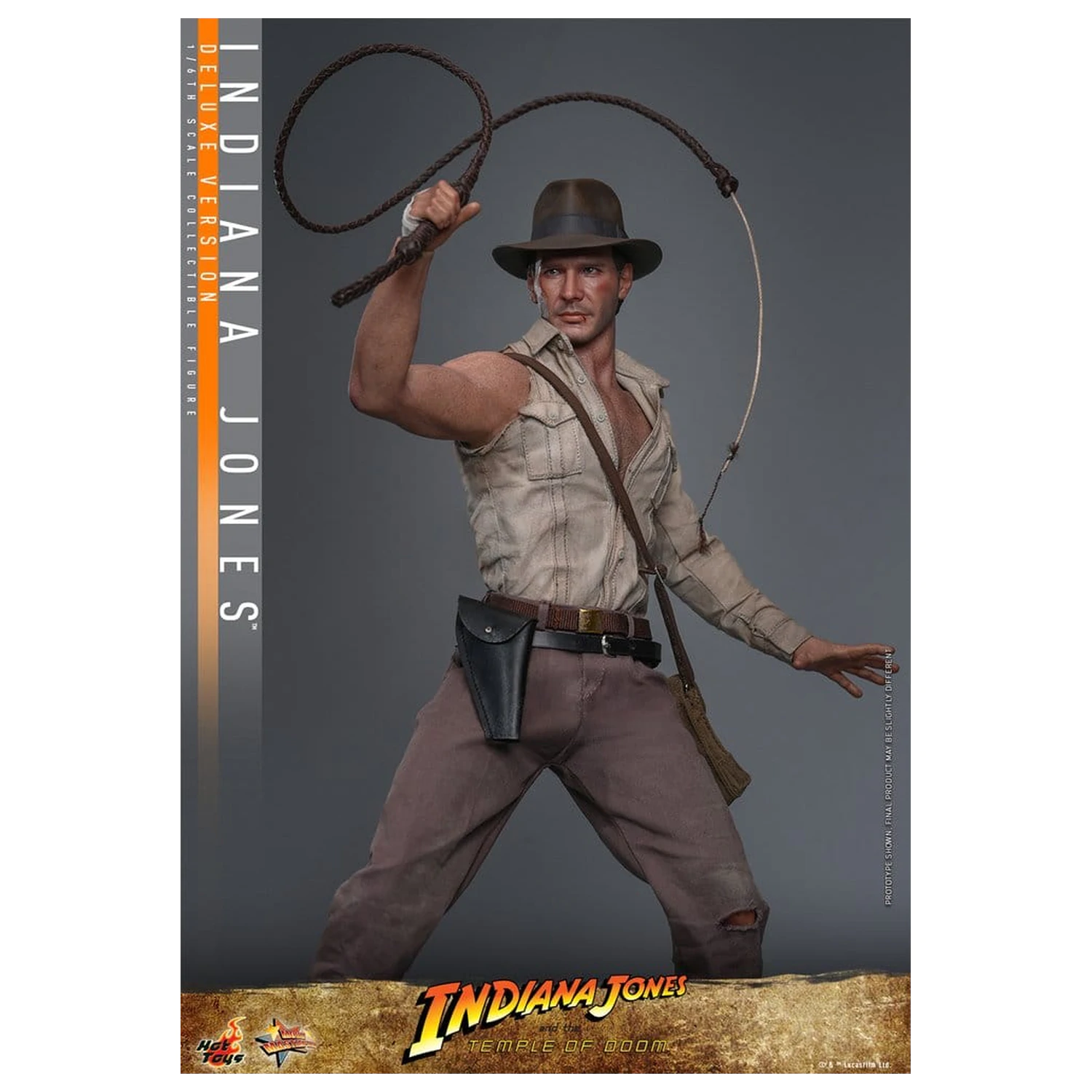 Indiana Jones Movie Masterpiece Figurină de acțiune 1/6 Indiana Jones (Deluxe Version) 30 cm poza produsului