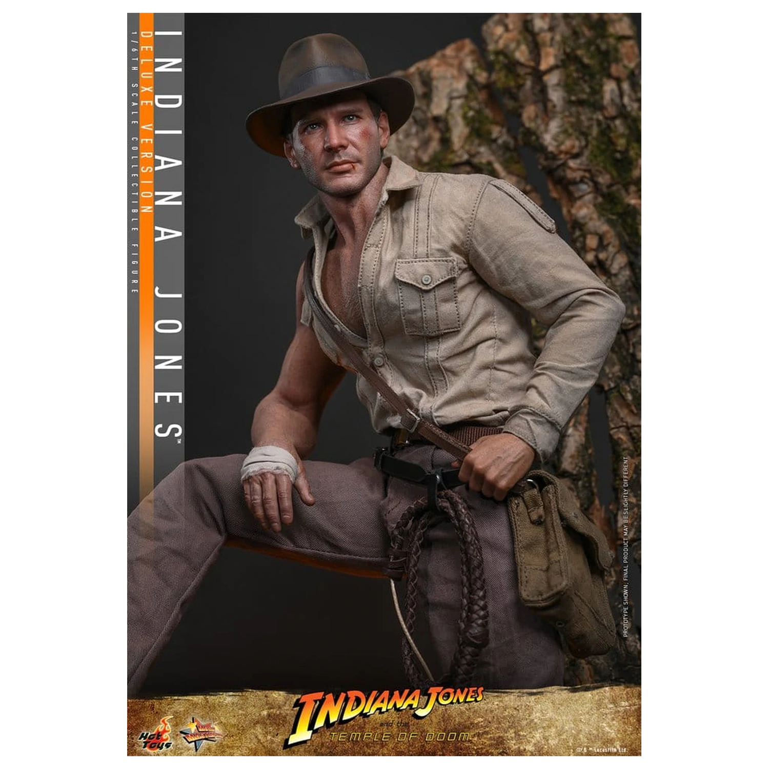 Indiana Jones Movie Masterpiece Figurină de acțiune 1/6 Indiana Jones (Deluxe Version) 30 cm poza produsului