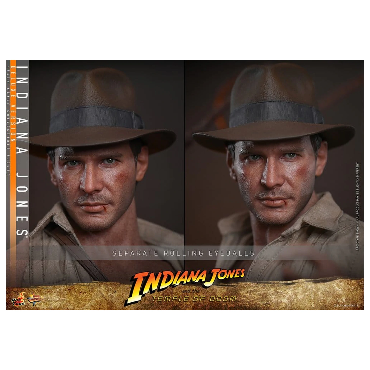 Indiana Jones Movie Masterpiece Figurină de acțiune 1/6 Indiana Jones (Deluxe Version) 30 cm poza produsului