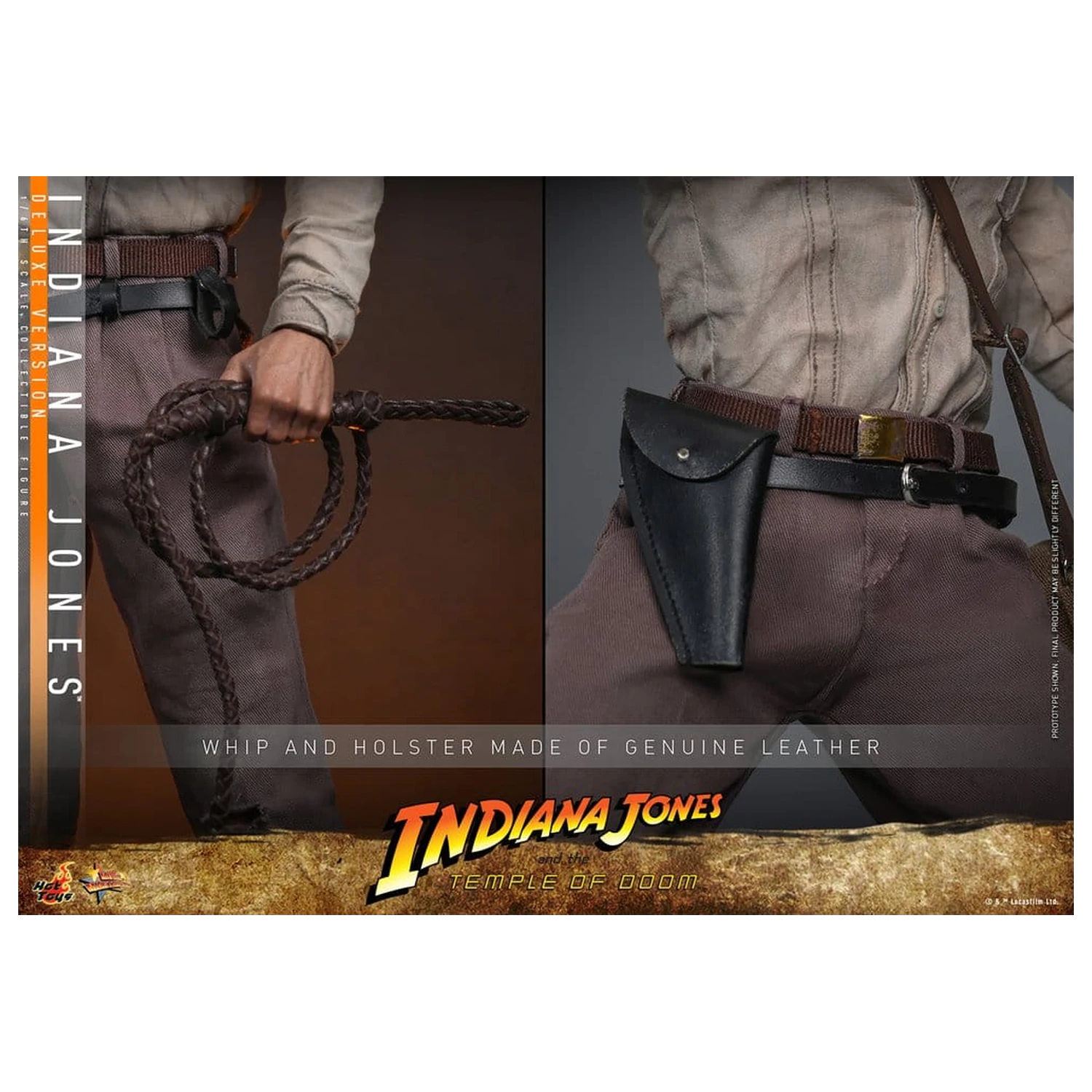 Indiana Jones Movie Masterpiece Figurină de acțiune 1/6 Indiana Jones (Deluxe Version) 30 cm poza produsului
