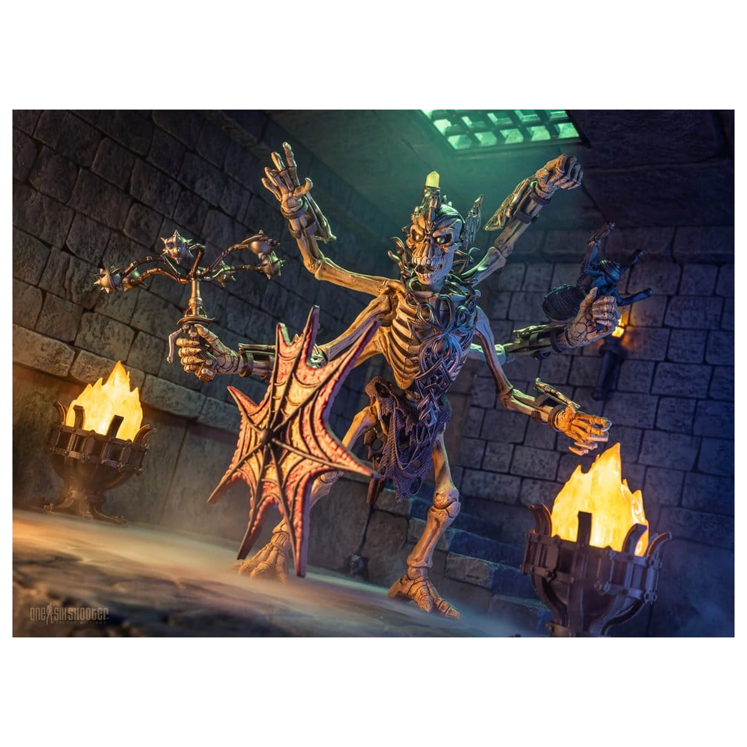 Infinite Legions: Skeleton Warriors Action Figure Aracula Deluxe poza produsului