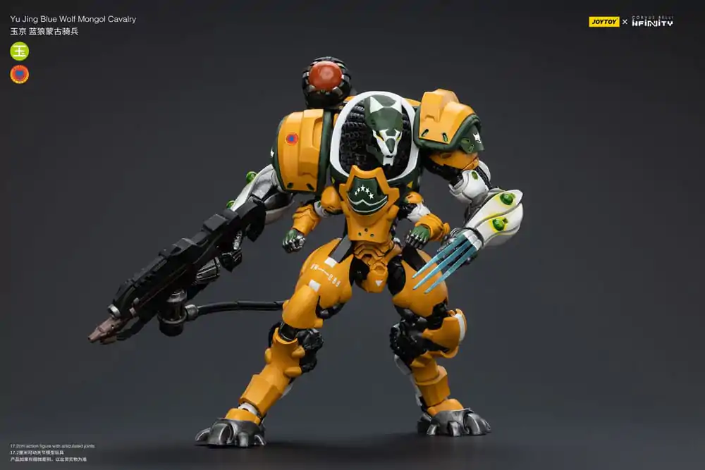 Figurină de acțiune Infinity 1/18 Yu Jing Blye Wolf cavalerie mongolă 12 cm poza produsului