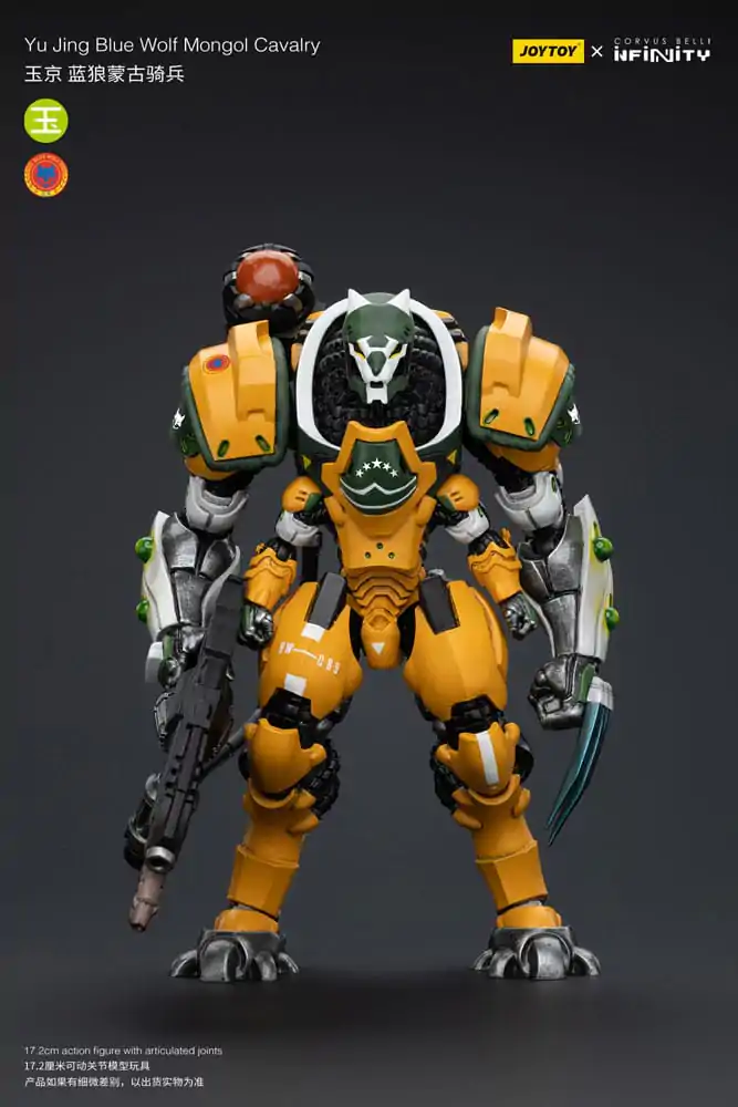 Figurină de acțiune Infinity 1/18 Yu Jing Blye Wolf cavalerie mongolă 12 cm poza produsului