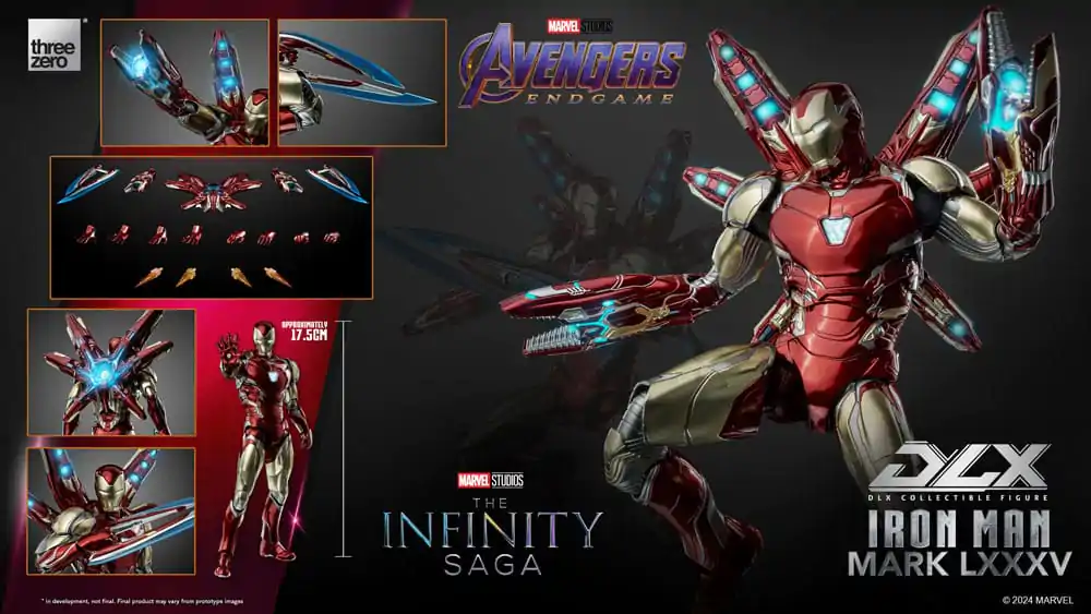 Figurină de acțiune Infinity Saga DLX 1/12 Iron Man Mark 85 17 cm poza produsului