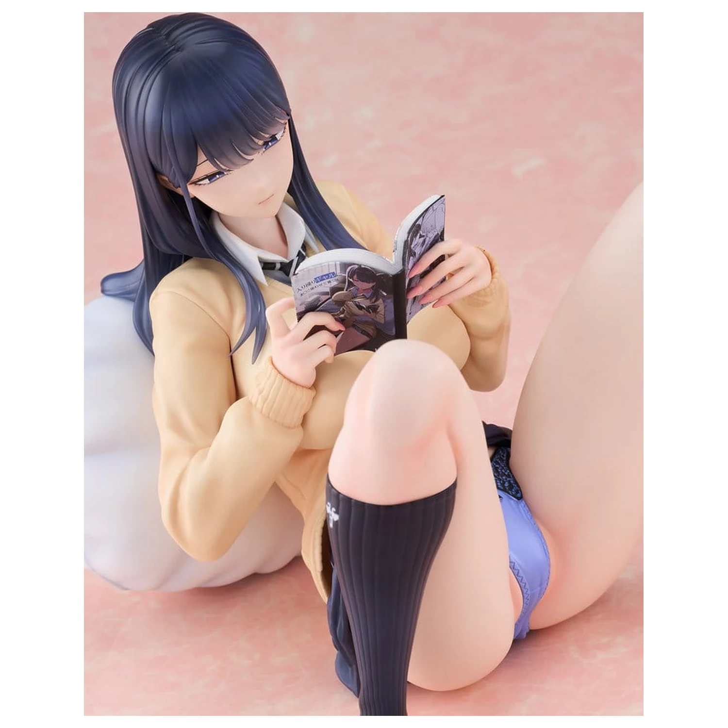 Figurina PVC Iribitari Gyaru ni Ma?ko Tsukawasete Morau Hanashi 1/5 Hikari Kuroda 18 cm poza produsului
