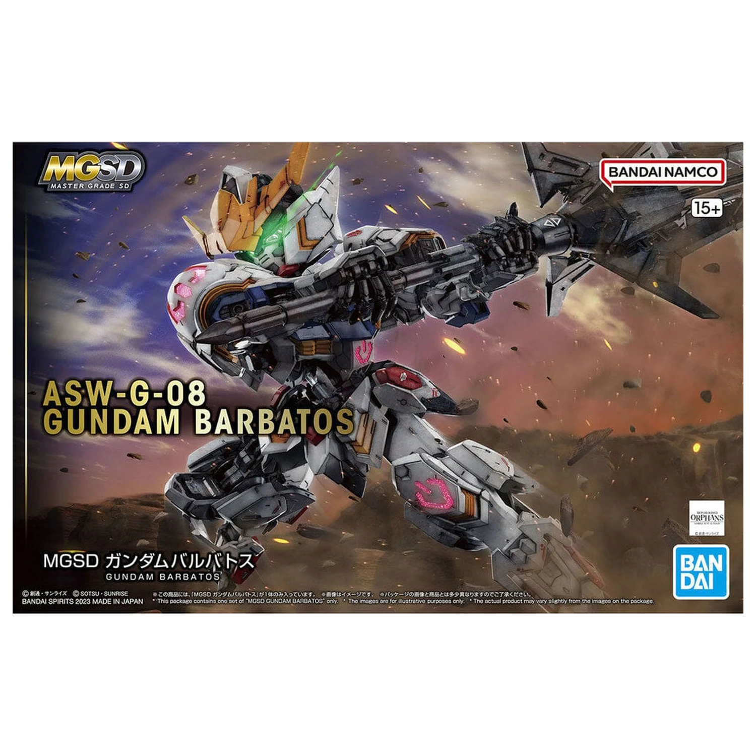 Iron-Blooded Orphans ASW-G-08 Gundam Barbatos Kit model MGSD poza produsului
