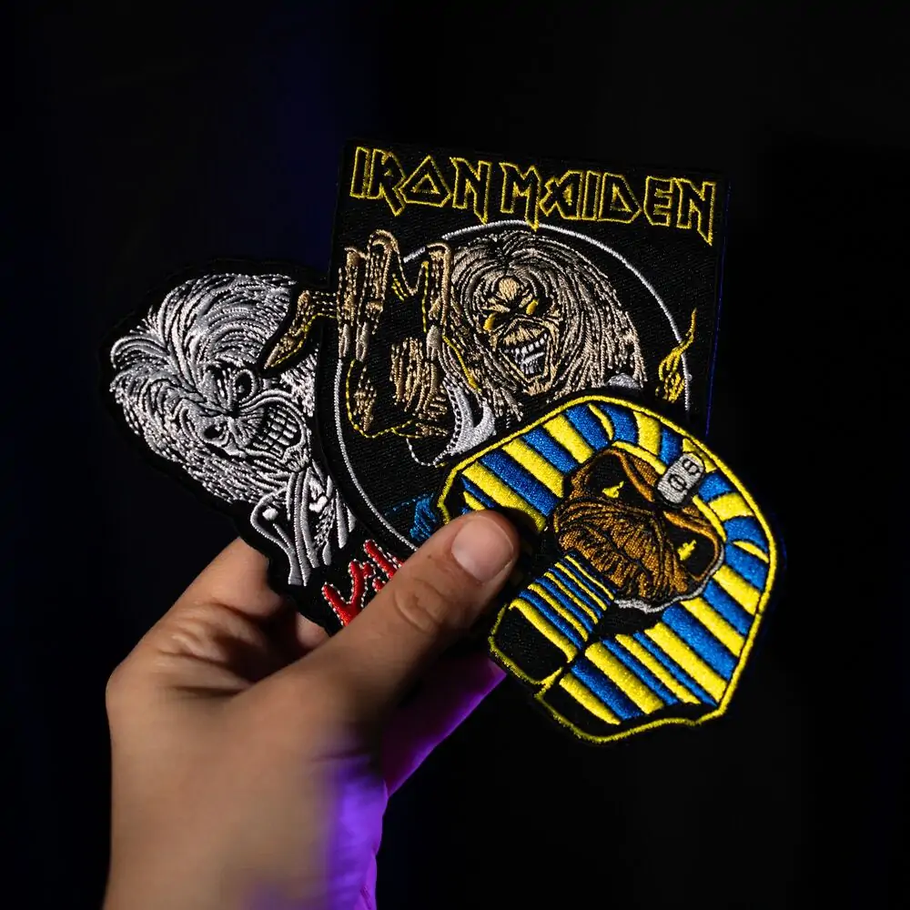 Iron Maiden set de 3 patch-uri poza produsului