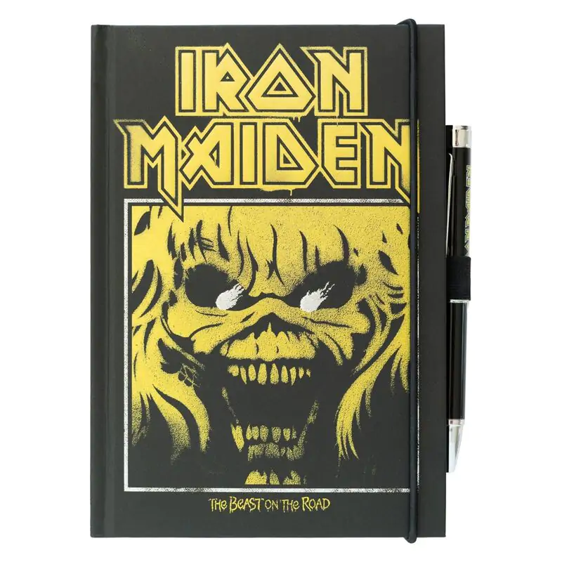 Caiet premium A5 Iron Maiden + pix proiector poza produsului