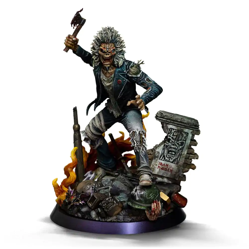 Iron Maiden Art Scale Statuie 1/10 Eddie 50th Year Anniversary 22 cm poza produsului