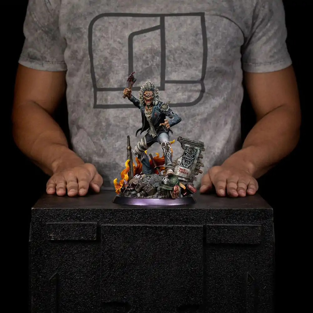 Iron Maiden Art Scale Statuie 1/10 Eddie 50th Year Anniversary 22 cm poza produsului