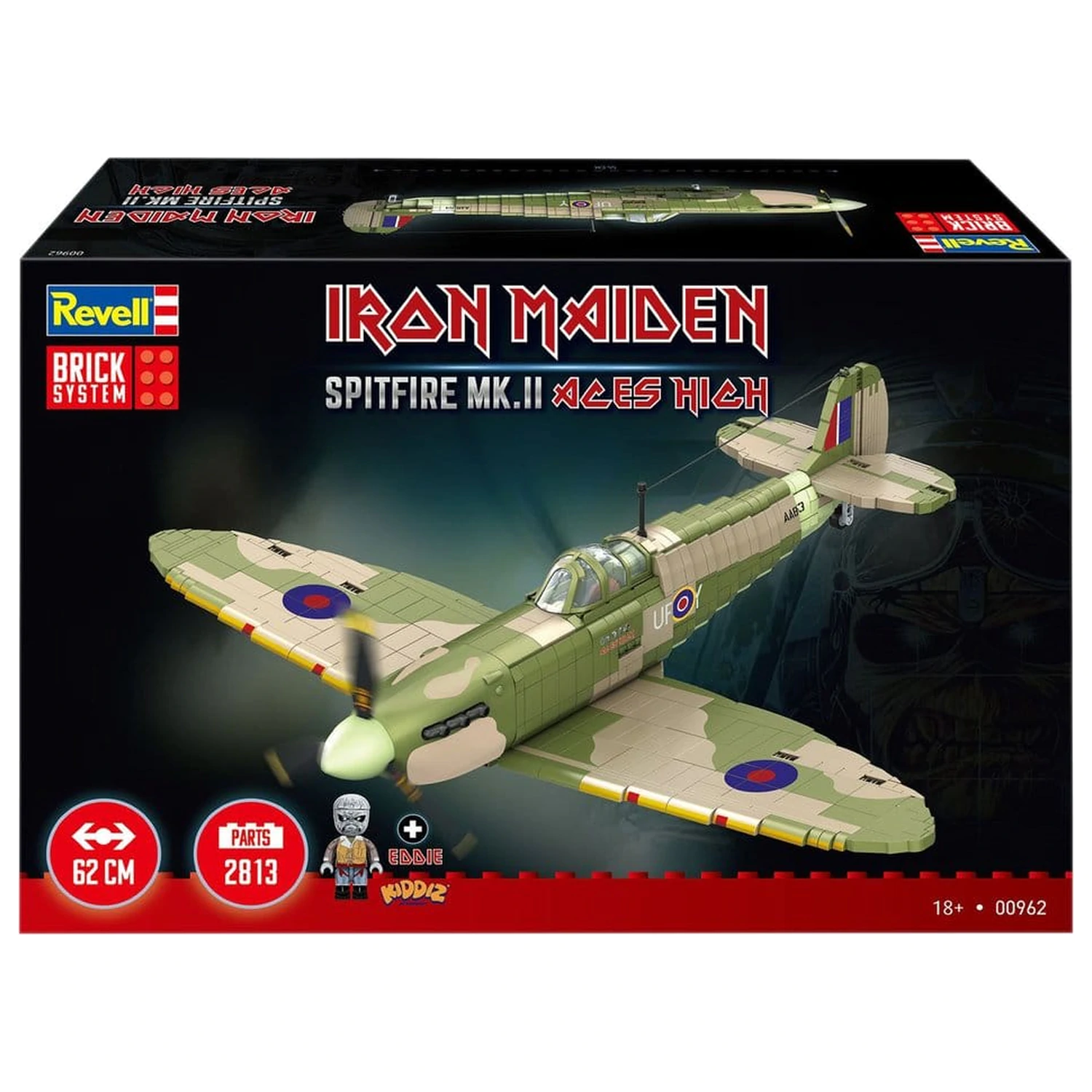Iron Maiden Brick System Kit de construcție Set Spitfire MK.II Aces High 58 cm poza produsului
