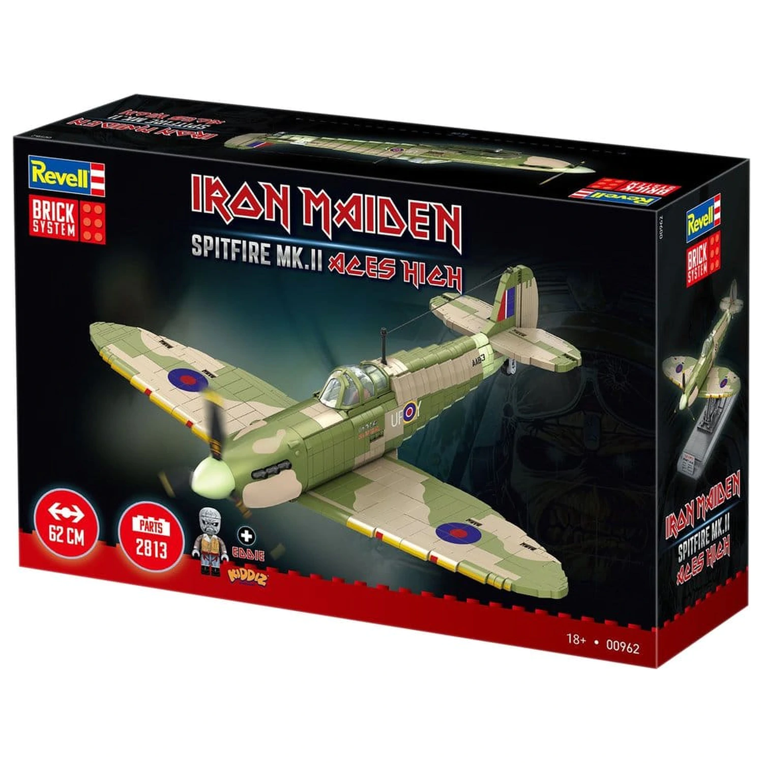 Iron Maiden Brick System Kit de construcție Set Spitfire MK.II Aces High 58 cm poza produsului