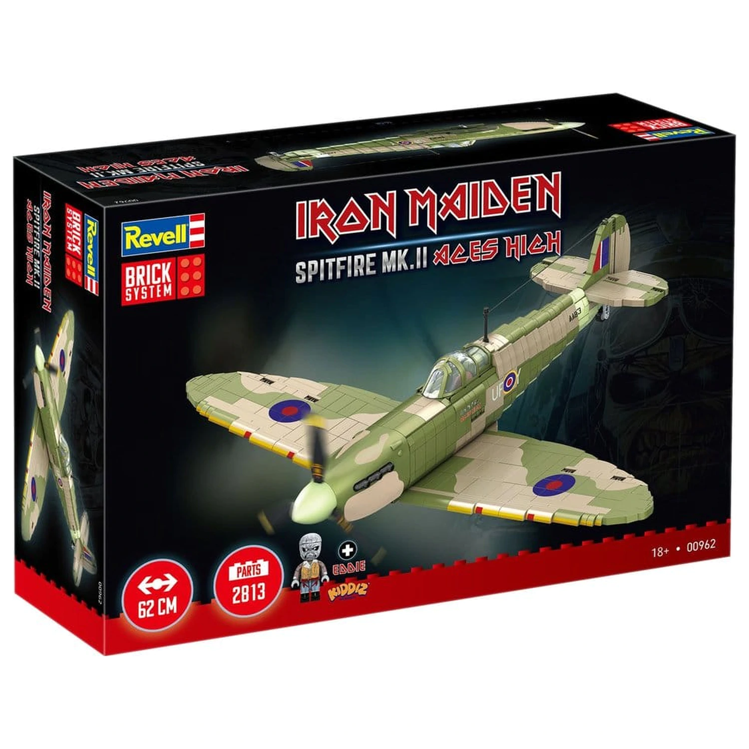 Iron Maiden Brick System Kit de construcție Set Spitfire MK.II Aces High 58 cm poza produsului