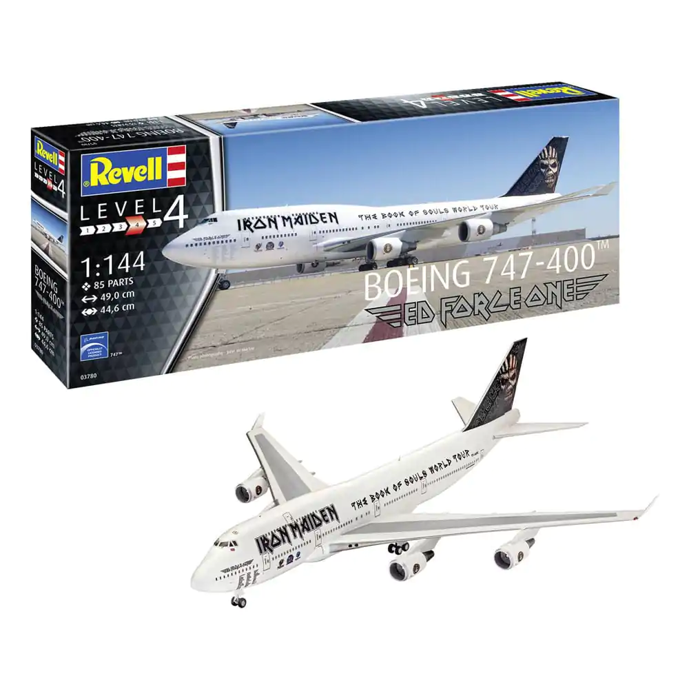 Iron Maiden Model Kit 1/144 Boeing 747-400 "Ed Force One" 49 cm poza produsului