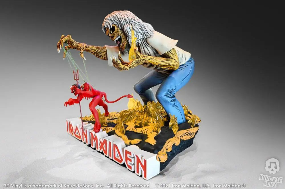 Statuie Vinyl 3D Iron Maiden The Number of the Beast 20 x 21 x 24 cm poza produsului