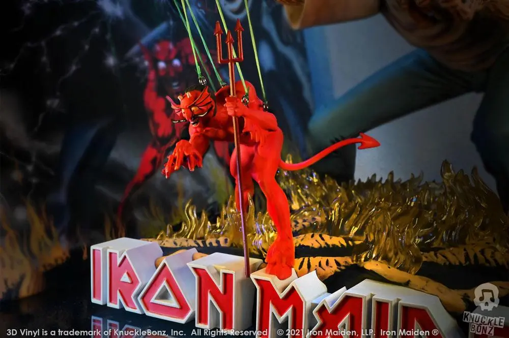 Statuie Vinyl 3D Iron Maiden The Number of the Beast 20 x 21 x 24 cm poza produsului