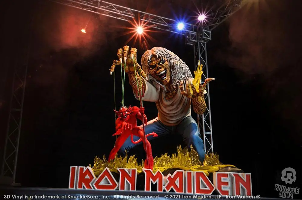 Statuie Vinyl 3D Iron Maiden The Number of the Beast 20 x 21 x 24 cm poza produsului