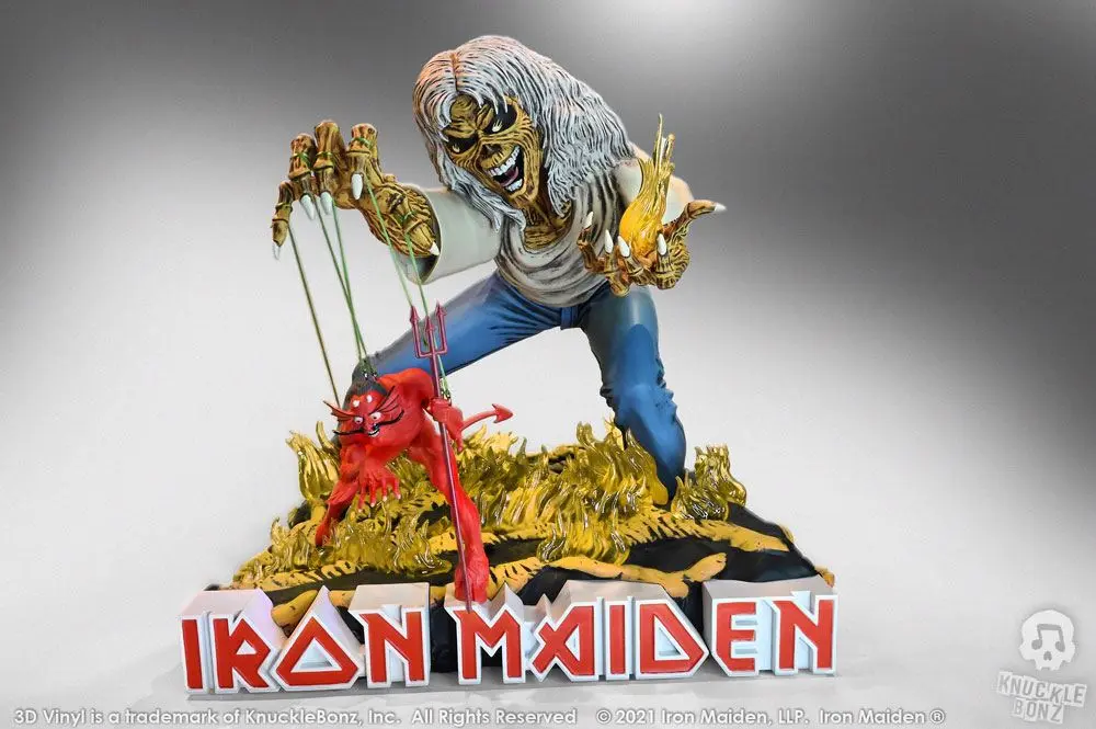 Statuie Vinyl 3D Iron Maiden The Number of the Beast 20 x 21 x 24 cm poza produsului