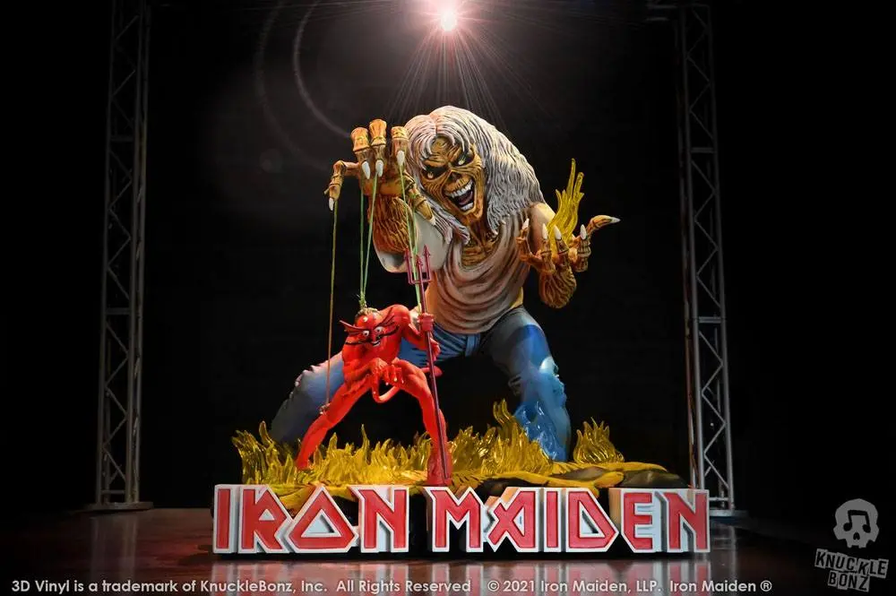 Statuie Vinyl 3D Iron Maiden The Number of the Beast 20 x 21 x 24 cm poza produsului