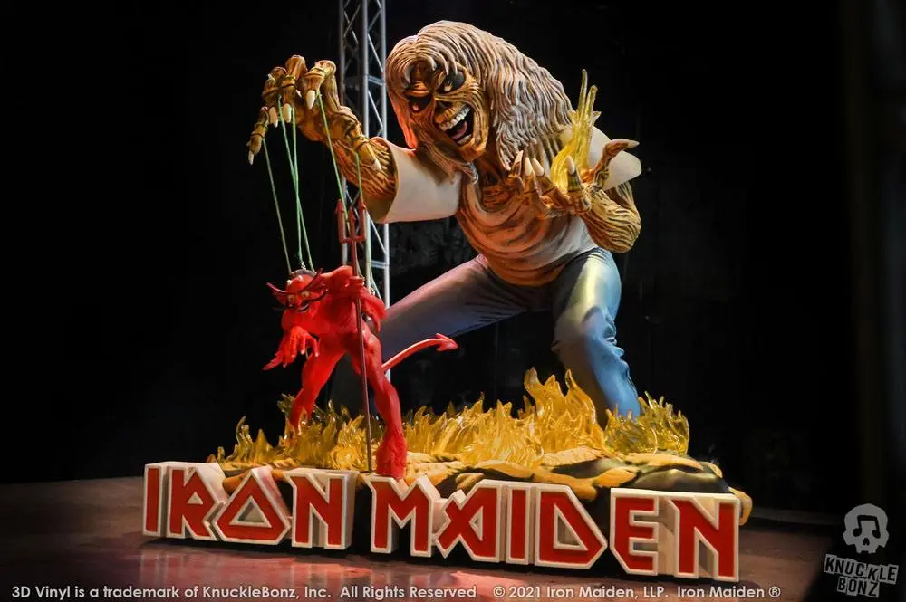 Statuie Vinyl 3D Iron Maiden The Number of the Beast 20 x 21 x 24 cm poza produsului