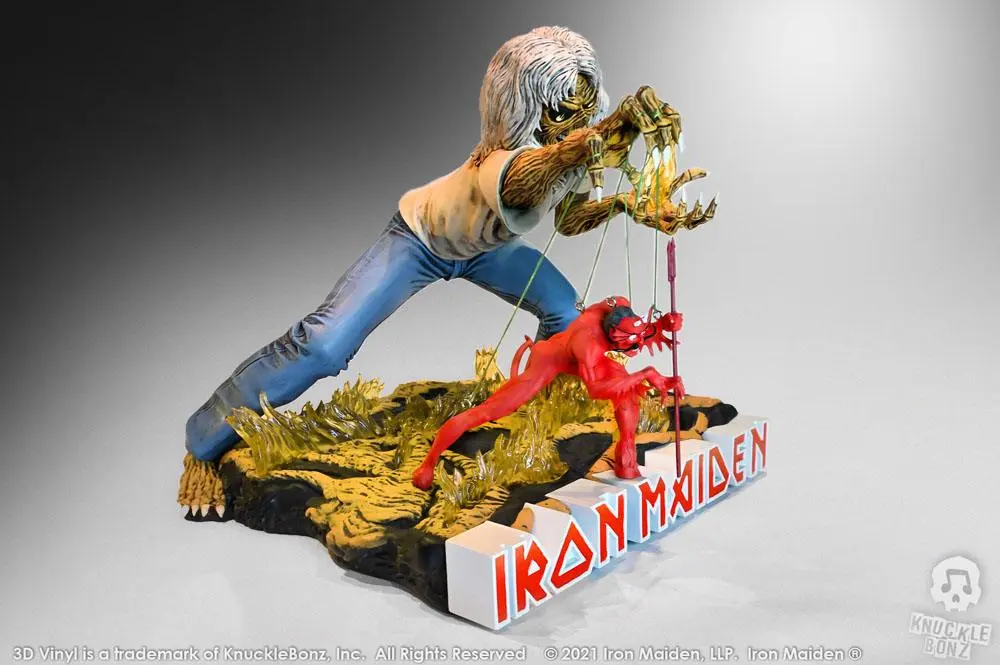 Statuie Vinyl 3D Iron Maiden The Number of the Beast 20 x 21 x 24 cm poza produsului