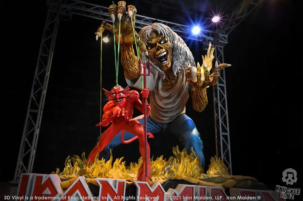 Statuie Vinyl 3D Iron Maiden The Number of the Beast 20 x 21 x 24 cm poza produsului
