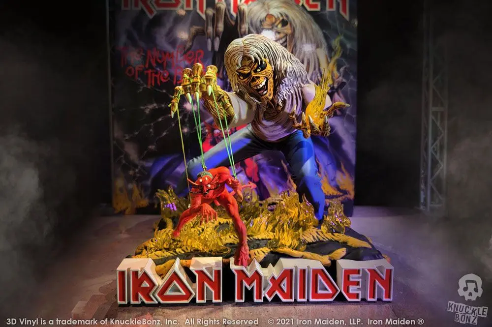Statuie Vinyl 3D Iron Maiden The Number of the Beast 20 x 21 x 24 cm poza produsului