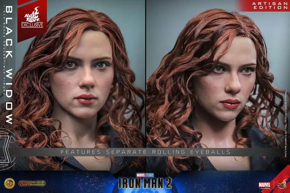Iron Man 2 figurina de actiune 1/6 Black Widow Artisan Edition Hot Toys Exclusive 28 cm poza produsului