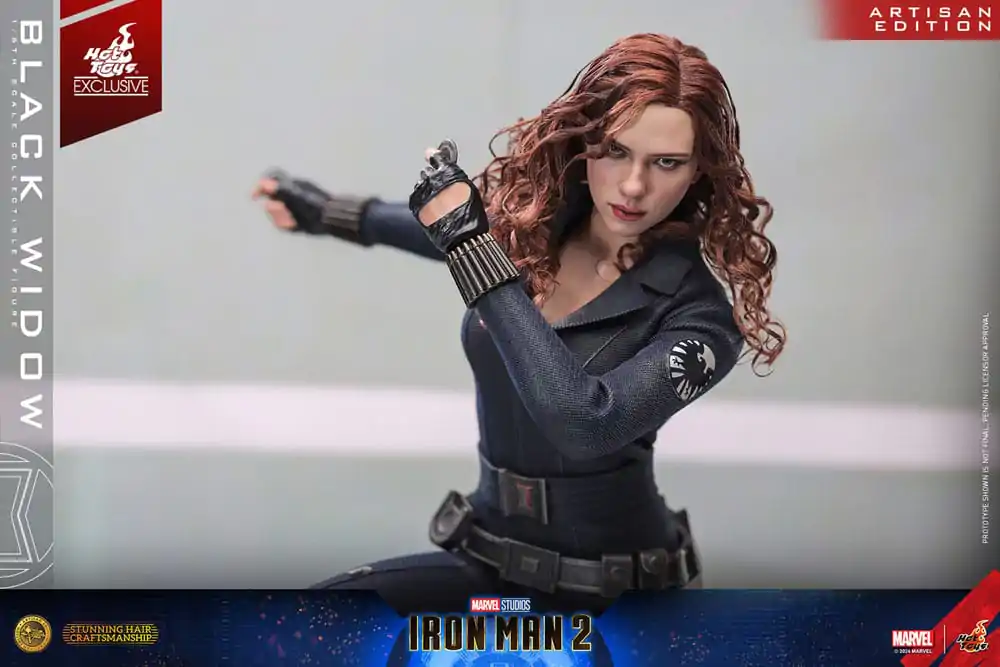 Iron Man 2 figurina de actiune 1/6 Black Widow Artisan Edition Hot Toys Exclusive 28 cm poza produsului