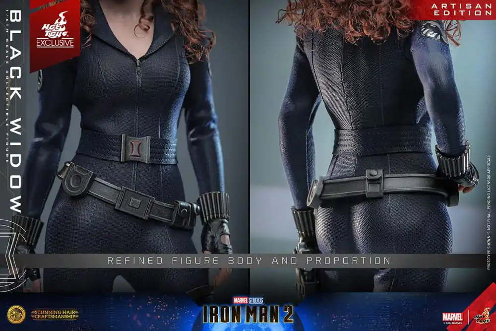 Iron Man 2 figurina de actiune 1/6 Black Widow Artisan Edition Hot Toys Exclusive 28 cm poza produsului