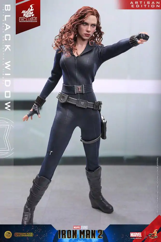 Iron Man 2 figurina de actiune 1/6 Black Widow Artisan Edition Hot Toys Exclusive 28 cm poza produsului