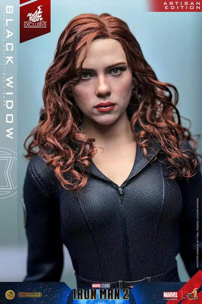 Iron Man 2 figurina de actiune 1/6 Black Widow Artisan Edition Hot Toys Exclusive 28 cm poza produsului