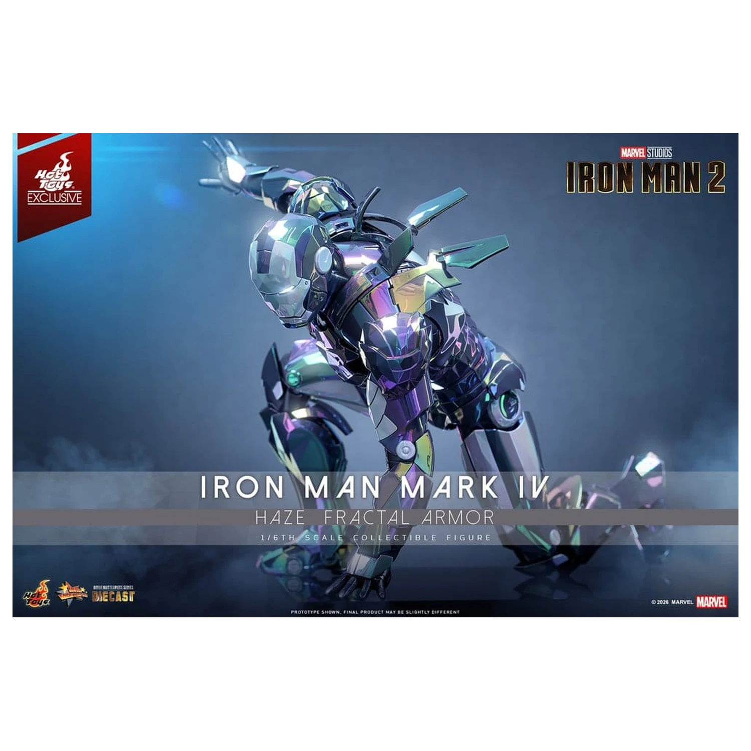Iron Man 2 Figura de actiune 1/6 Iron Man Mark IV (Haze Fractal Armor) 33 cm poza produsului