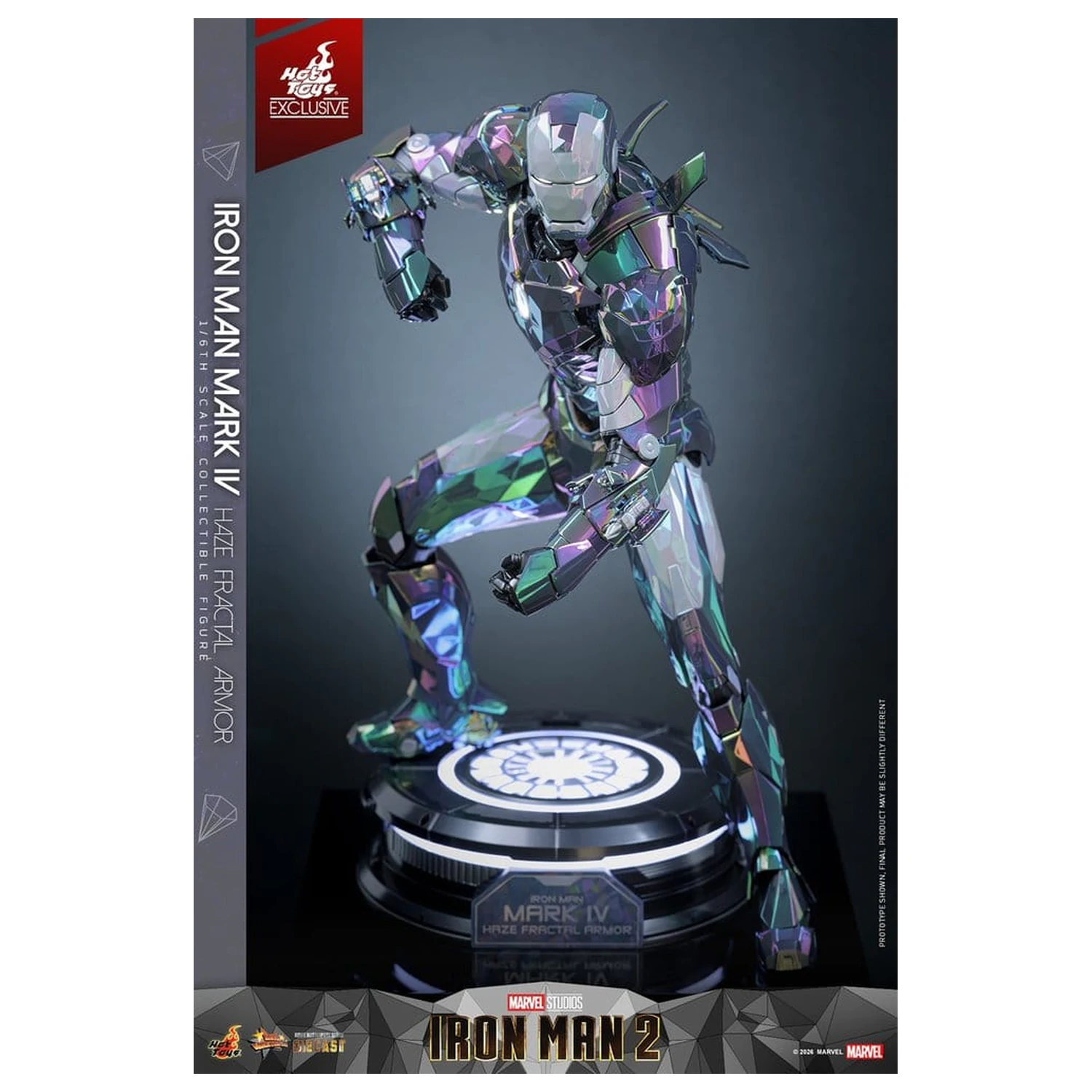 Iron Man 2 Figura de actiune 1/6 Iron Man Mark IV (Haze Fractal Armor) 33 cm poza produsului