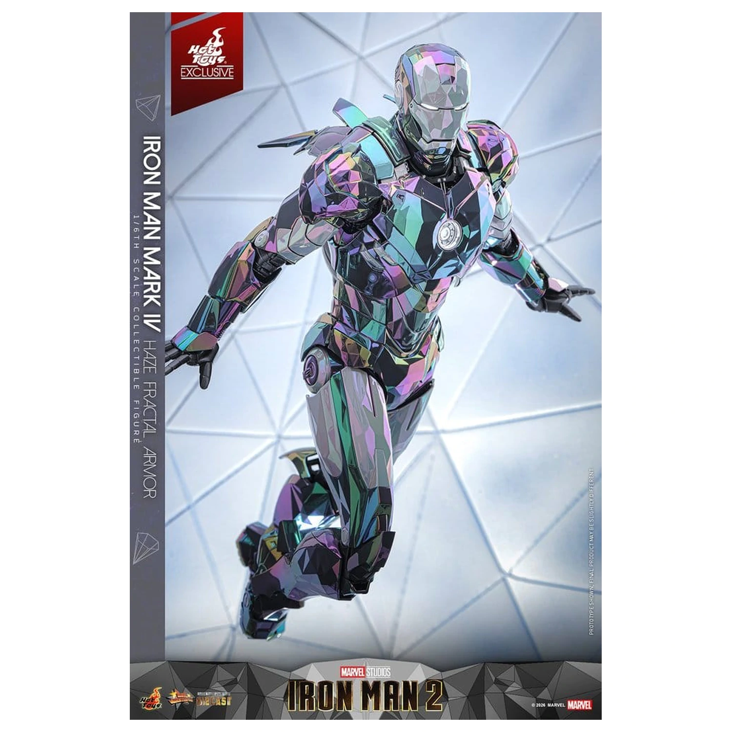 Iron Man 2 Figura de actiune 1/6 Iron Man Mark IV (Haze Fractal Armor) 33 cm poza produsului