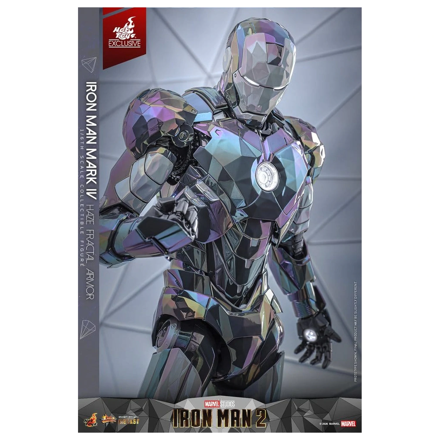 Iron Man 2 Figura de actiune 1/6 Iron Man Mark IV (Haze Fractal Armor) 33 cm poza produsului