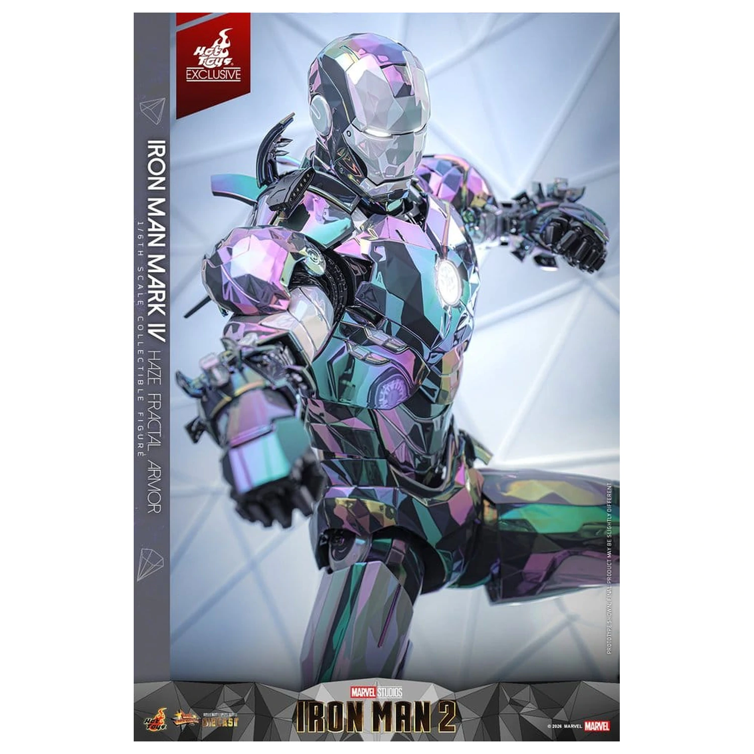 Iron Man 2 Figura de actiune 1/6 Iron Man Mark IV (Haze Fractal Armor) 33 cm poza produsului