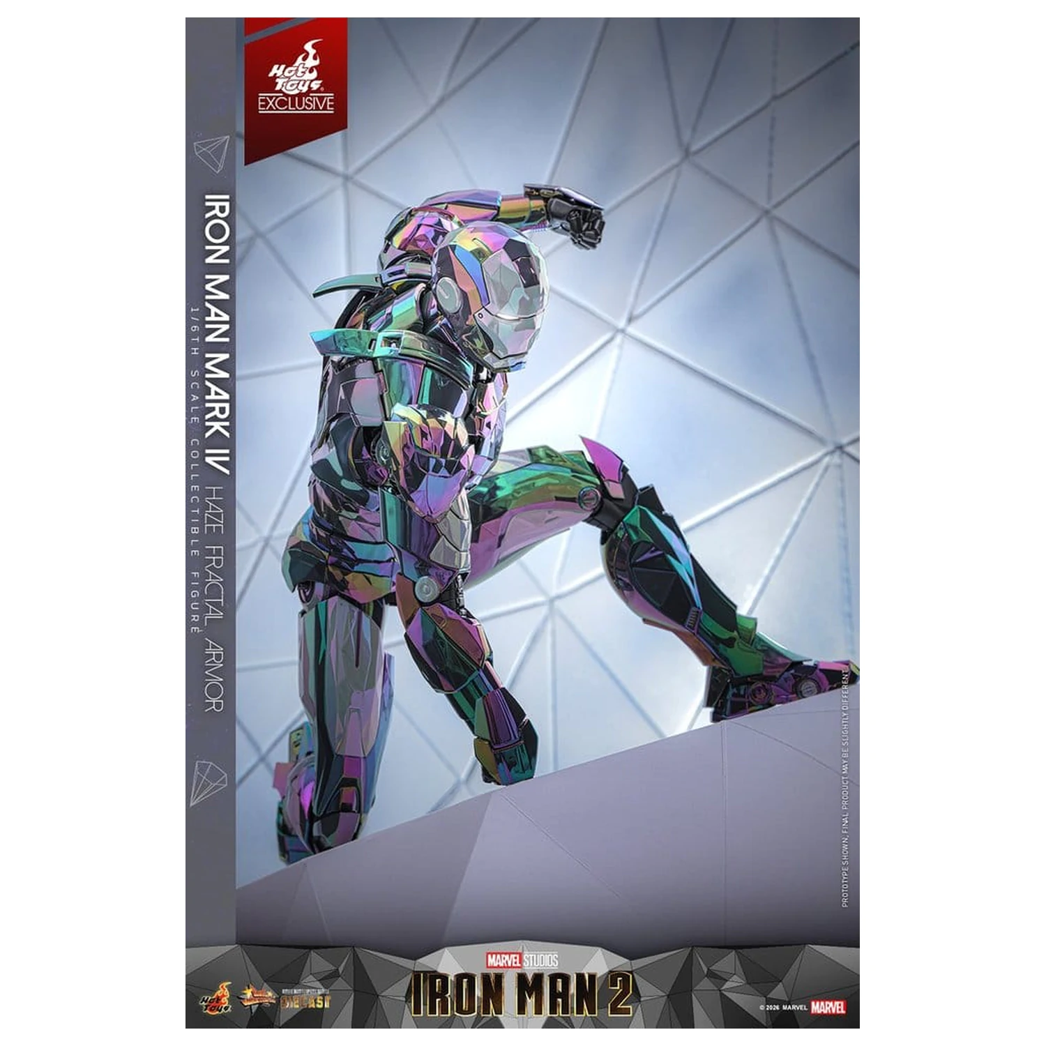 Iron Man 2 Figura de actiune 1/6 Iron Man Mark IV (Haze Fractal Armor) 33 cm poza produsului