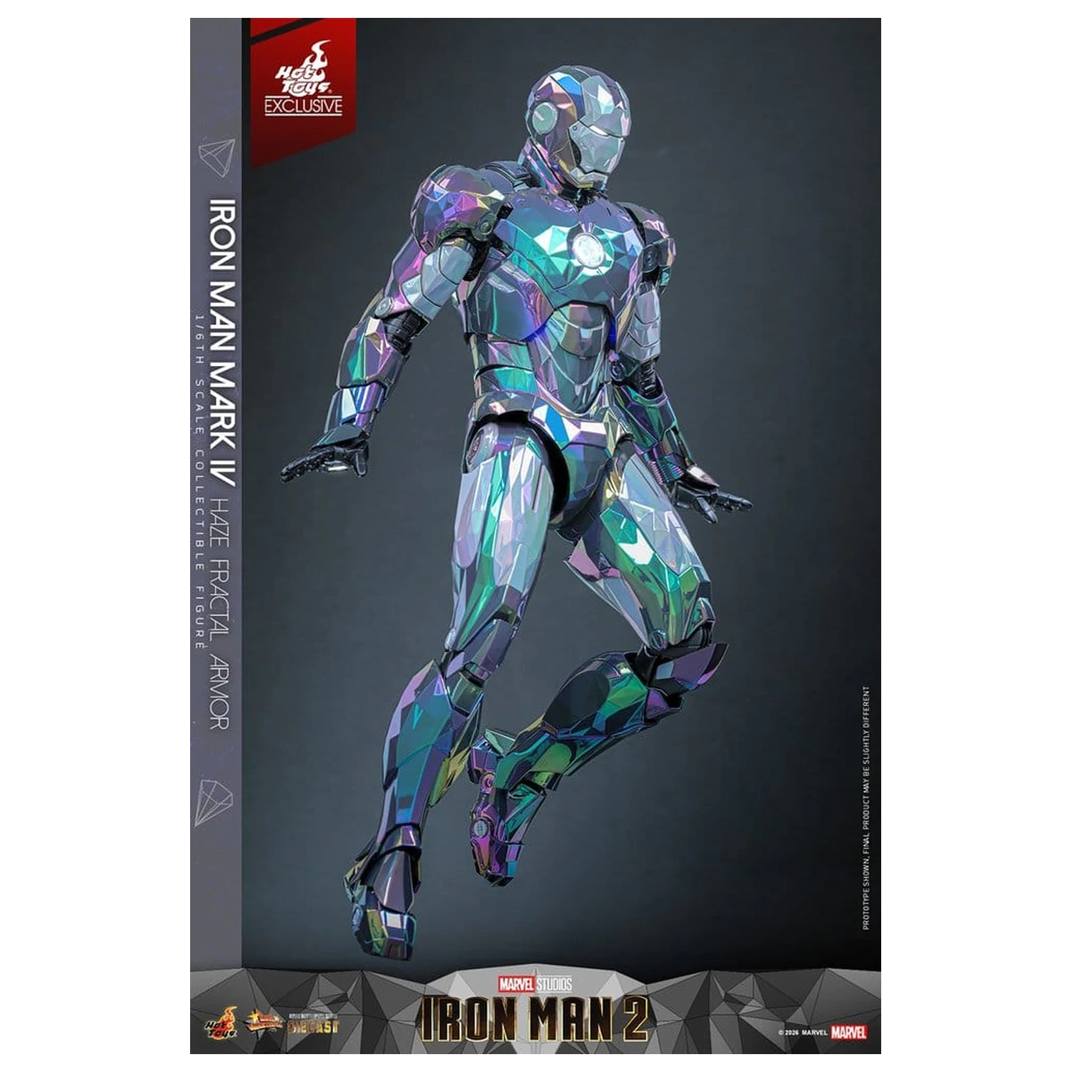 Iron Man 2 Figura de actiune 1/6 Iron Man Mark IV (Haze Fractal Armor) 33 cm poza produsului