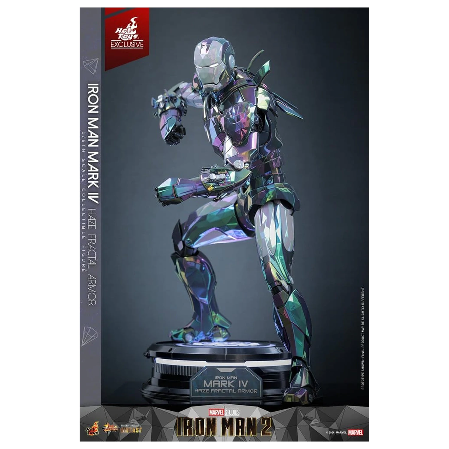 Iron Man 2 Figura de actiune 1/6 Iron Man Mark IV (Haze Fractal Armor) 33 cm poza produsului