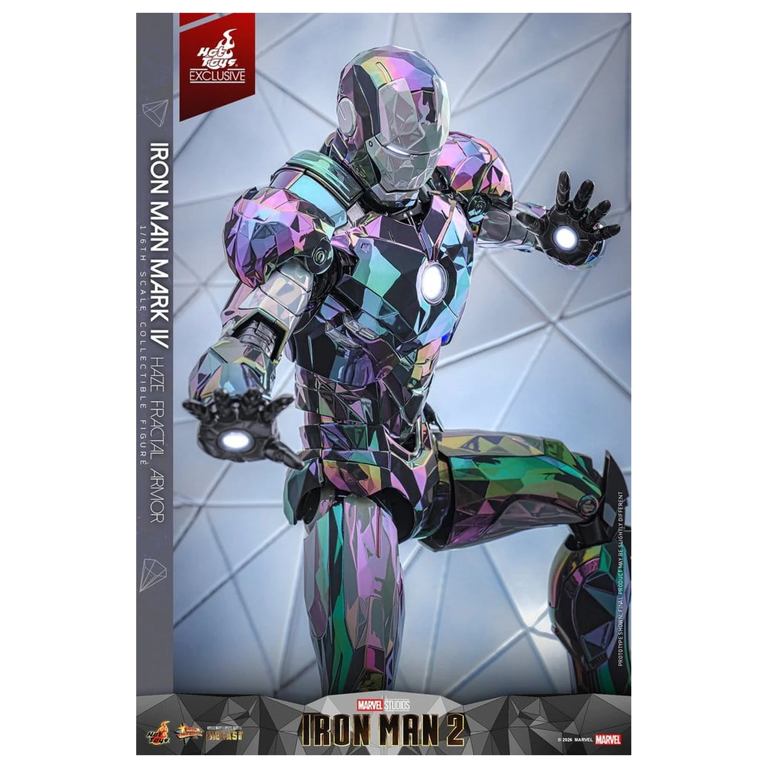 Iron Man 2 Figura de actiune 1/6 Iron Man Mark IV (Haze Fractal Armor) 33 cm poza produsului