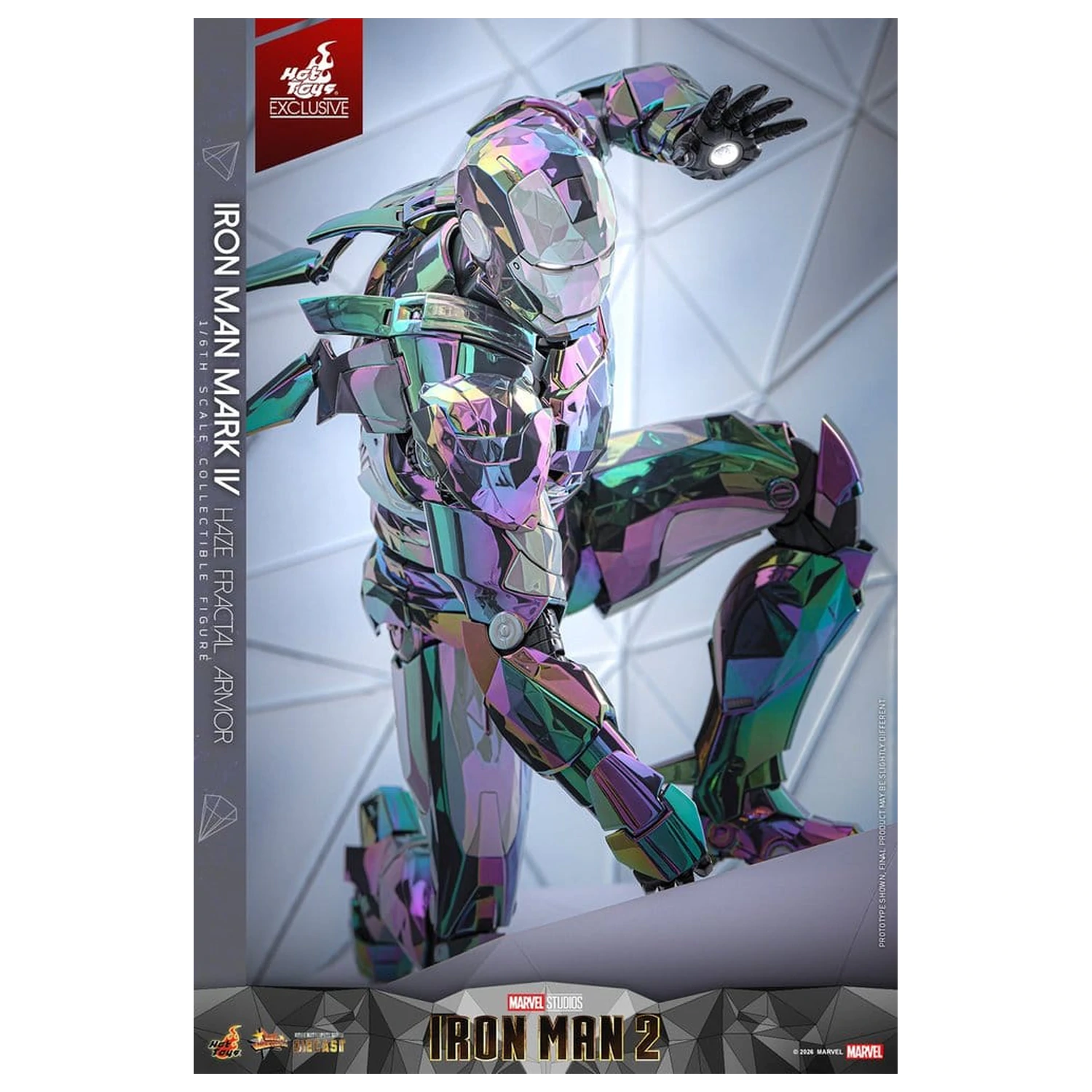 Iron Man 2 Figura de actiune 1/6 Iron Man Mark IV (Haze Fractal Armor) 33 cm poza produsului