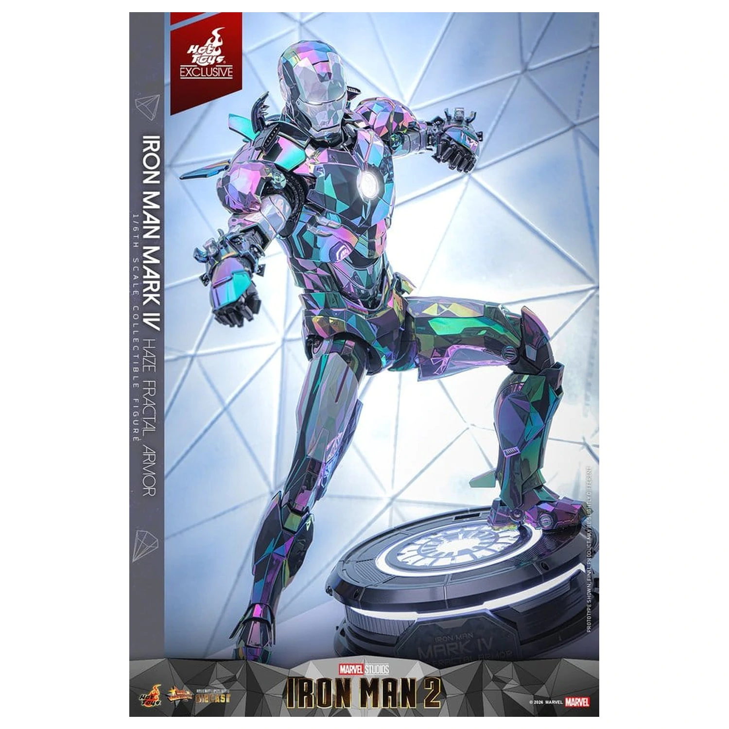 Iron Man 2 Figura de actiune 1/6 Iron Man Mark IV (Haze Fractal Armor) 33 cm poza produsului