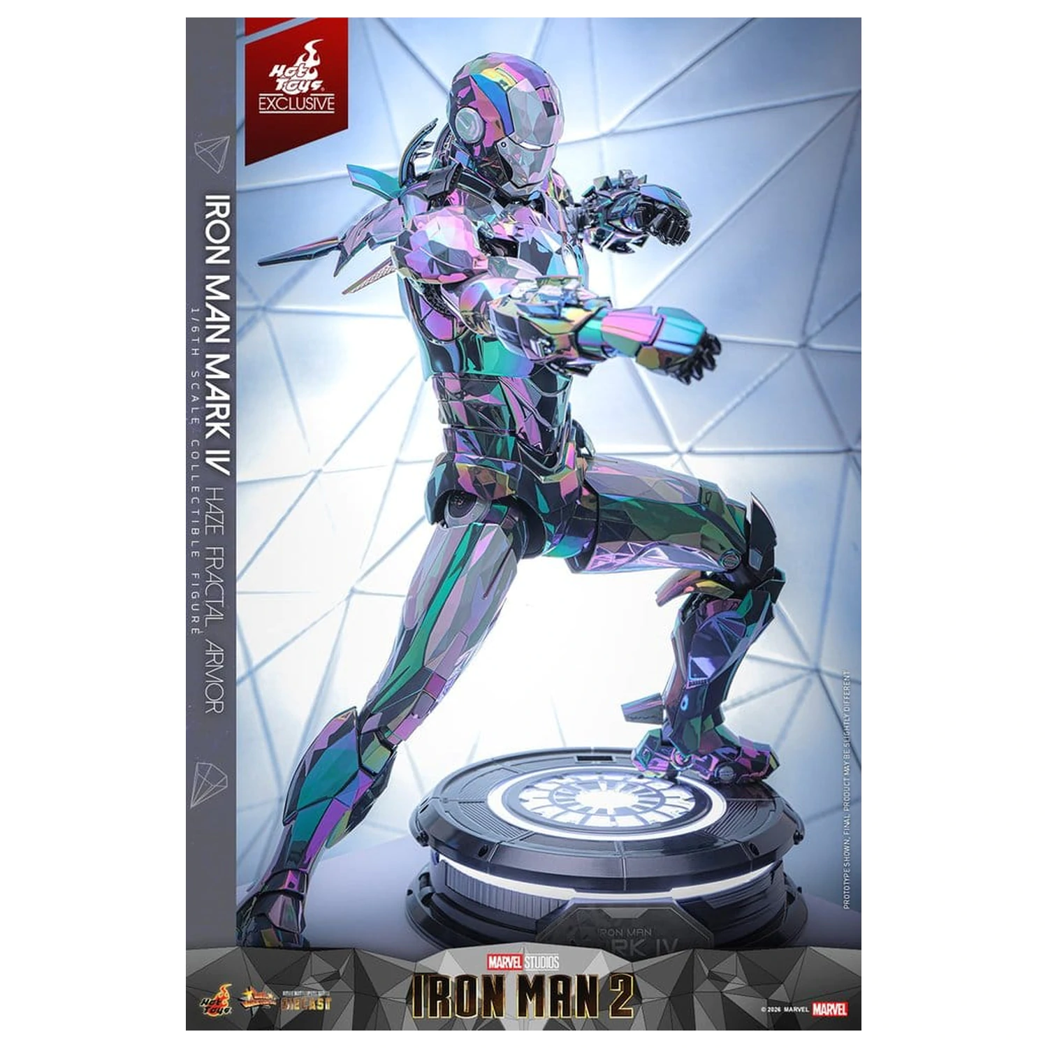 Iron Man 2 Figura de actiune 1/6 Iron Man Mark IV (Haze Fractal Armor) 33 cm poza produsului