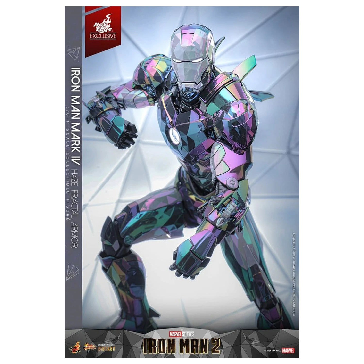 Iron Man 2 Figura de actiune 1/6 Iron Man Mark IV (Haze Fractal Armor) 33 cm poza produsului